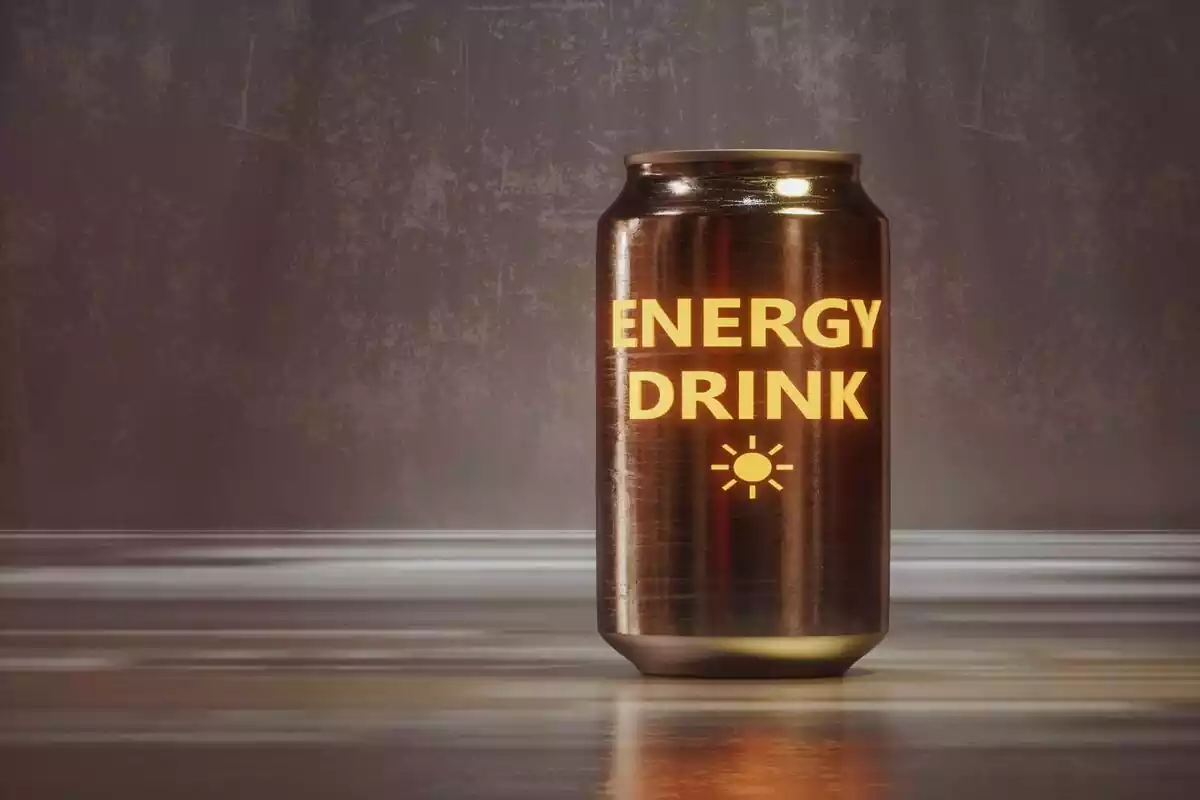 Lata de bebida energética